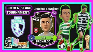 CRISTIANO RONALDO Event Card 3&times; BRONALDO no MINI FOOTBALL 💙🖤