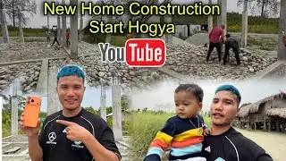 New Home Construction Start Hogya 🤑 YouTube Income Se💵 Shopping Karne Gaya💕