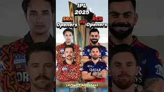 SRH Openers vs RCB Openers in IPL 2025 After 7 Matches 💥