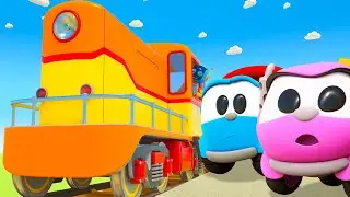 Dessin anim&eacute; pour enfant sur les voitures. L&eacute;o le camion et L&eacute;a. La nouvelle gare pour les trains 🚂
