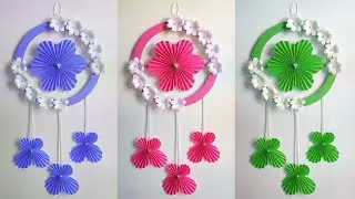 Quick and Easy Wall hanging decoration idea - Cardboard reuse / Room Decor DIY