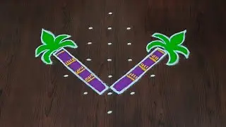 7dots bhogi kundala muggulu|Pongal pot rangoli kolam|bhogi kolams#sankranti muggulu#Rang Kaa Rangoli