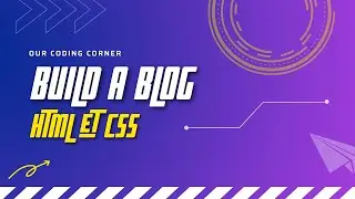 Building a Simple Blog Layout for Beginners | HTML & CSS Tutorial | Coding Corner