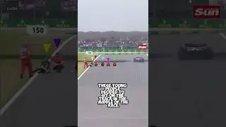 Protesters enter an f1 race! What happens next will shock you! #shorts #formula1