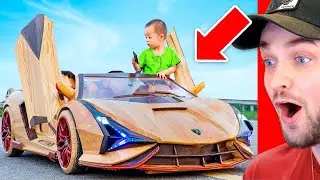 На постройку этой машины ушло *65 ДНЕЙ*! (ДЕРЕВЯННАЯ МАШИНА)