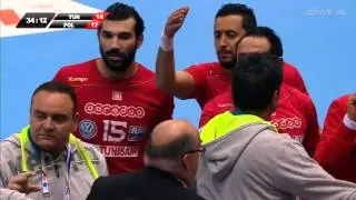 Michał Jurecki vs Sobhi Saied - Polska - Tunezja 2016