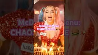 🍔 Harley Quinn at McDrama&rsquo;s | Before BOOM #beforeboom #momentbeforedisaster #funnyshorts