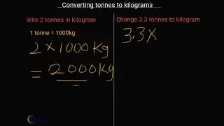 Converting Tonnes to Kilograms