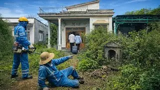Terrifying Discovery While Cutting Grass at an Abandoned House — What Was Sitting Inside?