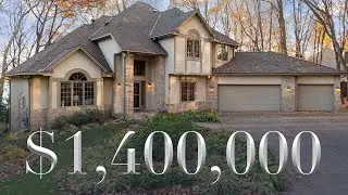 Luxury Real Estate Walkthrough | 1.35 Million Dollar Minnesota Lake Home