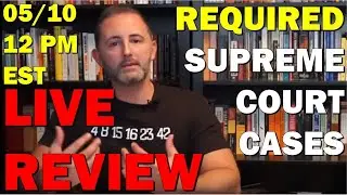 AP Gov LIVE  Supreme Court Cases Review 5/10 Noon EST