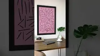One Of Our Newest Abstract Wall Art Pieces Sticks - Miami Abstract