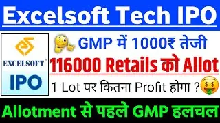 Excelsoft Technologies IPO | Excelsoft Technologies IPO GMP status ?| Excelsoft Tech IPO Latest news