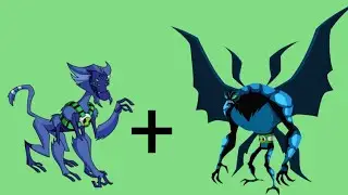 spider monkey fusion with bigg chill | Ben 10 digital art