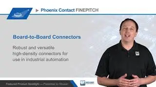 Phoenix Contact FINEPITCH 0.8 & 1.27mm Board-to-Board Connectors &mdash; Featured Product Spotlight