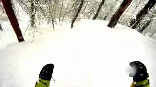 powder @ champorcher with GoPro
