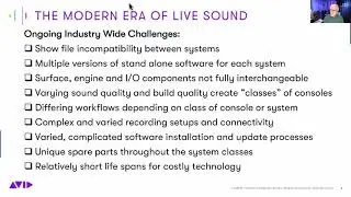 Webinar - Avid VENUE S6L Unified Platform - May 2020