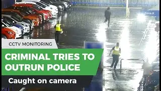 Attempted Theft UK | Watch fraudster try to outrun Police