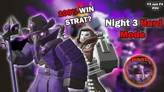 Hard Mode Night 3 with Strat P3 & P4 pov | Null and Void Event TDS