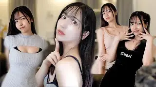 お姉さんにギリギリすぎる私服着せてみたｗｗｗ