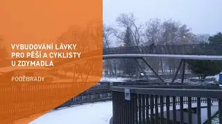 Lávka pro pěší a cyklisty u zdymadla v Poděbradech prošla rekonstrukcí
