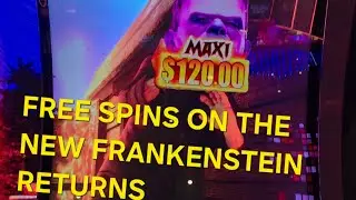 Wheel bonus on the new Frankenstein Returns #slots #bonusspins #casinogame #frankensteinreturns