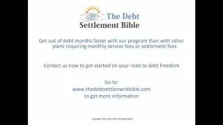 Save thousands settling your own debt - Debt Warning Signs