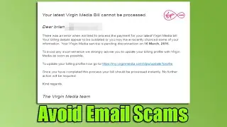 Avoid Email Scams