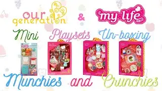 🥪Our Generation & My Life As Playset Unboxings ~Food Themed Sets~🥞