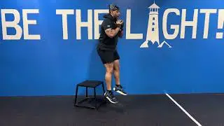 IXP Kettlebell/Dumbbell- Weighted Seated Box Jumps