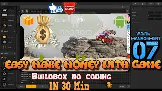 how to make your Own Android PC game Buildbox  07 Scene Management