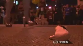 Drag queens race in high heels through the streets of Washington DC