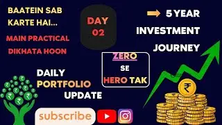 📊 5-Year Investment Journey📈 Daily Portfolio Updates (Grow App)🎯 Goal: Wealth Creation, Discipline
