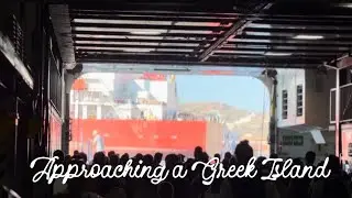 Approaching a Greek Island