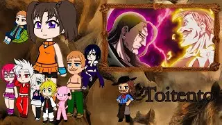 7 Pecados + Elizabeth e Hawk reagindo a Escanor VS Rei Demônio