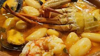 Fabas con marisco de güela Pepi (guiso de habas)