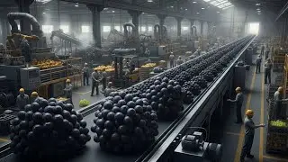 Inside a Modern Grape Ice Cream Processing Factory | Full Process