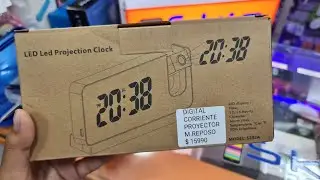 Reloj Despertador LED Projection Clock S282A ⏰ REVIEW 2026 | Proyector Digital con Temperatura