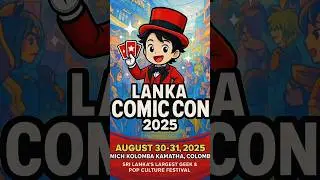 I&rsquo;m EXISTING for Lanka Comic Con 2025 #lankacomiccon #lankacomiccon2025 #mrcartoontcg