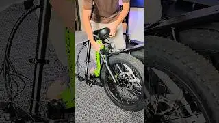 10s fold +light enough to carry! #cybervelo #ebike #electricbike #foryou #mars700 #emtb #mtb