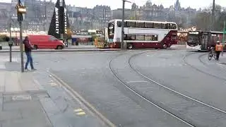Walking To Princess Street From St. Andrews Square, Edinburgh
