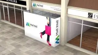 Shopping Mall Modular Barricades by Mall Wall USA