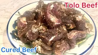Step by Step Aromatic Salted Beef Recipe | Most Popular Cured Beef Recipe | Ghana Recipe #tolobeef