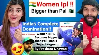 India's Women's IPL BEATS Pakistan's Men's PSL in Media Rights Money | India's Complete Domination
