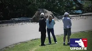 Elisabeth Moss and Bradley Whitford film scenes for The Handmaid&rsquo;s Tale in Toronto June 2022