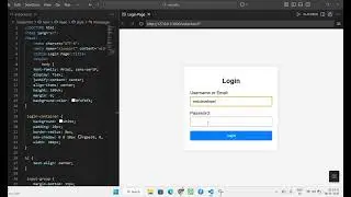 Simple Login Page Example