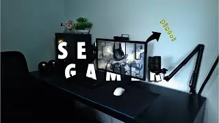 Meu setup gamer 2025 e Reforma no quarto! (Primeiro V&iacute;deo do Canal)