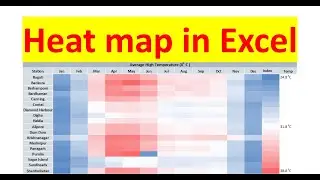 How to Create a Heat Map in Excel