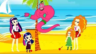 A Magical Beach Day: The Genie&rsquo;s Surprise Adventure | MLP Equestria Girls Animated
