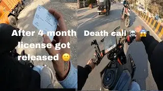 Death close call 😱/scooty uncle come wrong 👊||| After four month license released 🙂